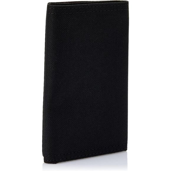 Men's Trifold Nylon Wallet, Black, One Size - Picture 2 of 7